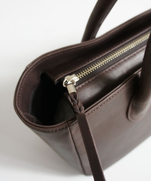TIDEWAY（タイドウェイ）の「Niks WIDE TOTE（トートバッグ・メンズ・ブラウン/グリーン/ブラック/チャコールグレー・FREE）」の7枚目の写真