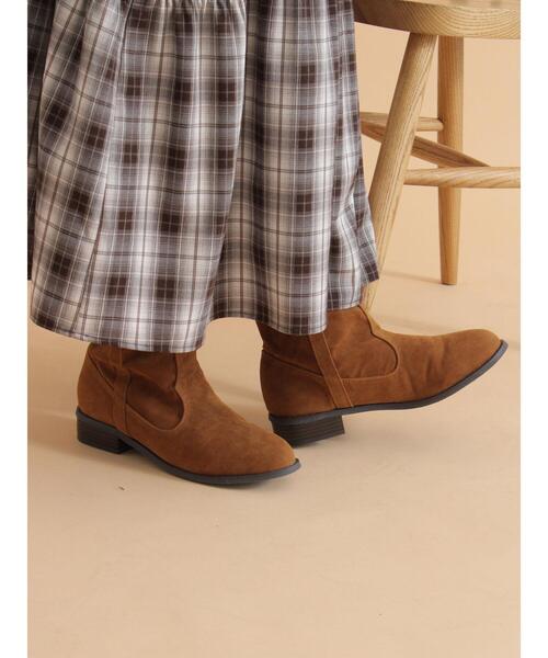 ehka sopo（エヘカソポ）の「ウエスタンブーツ（ブーツ・レディース・ブラック/ブラウン/キャメル・M/L）」の20枚目の写真