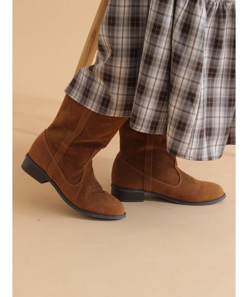 ehka sopo（エヘカソポ）の「ウエスタンブーツ（ブーツ・レディース・ブラック/ブラウン/キャメル・M/L）」の19枚目の写真