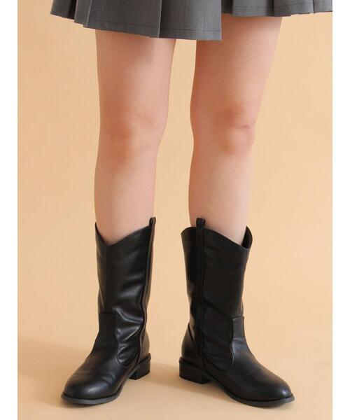 ehka sopo（エヘカソポ）の「ウエスタンブーツ（ブーツ・レディース・ブラック/ブラウン/キャメル・M/L）」の13枚目の写真