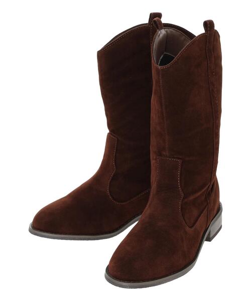 ehka sopo（エヘカソポ）の「ウエスタンブーツ（ブーツ・レディース・ブラック/ブラウン/キャメル・M/L）」の6枚目の写真