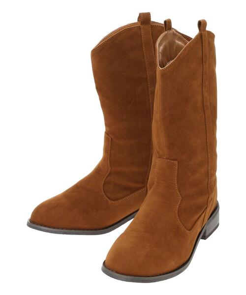 ehka sopo（エヘカソポ）の「ウエスタンブーツ（ブーツ・レディース・ブラック/ブラウン/キャメル・M/L）」の5枚目の写真