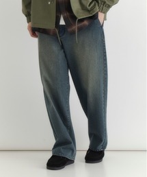 BACK NUMBER | 【BACK NUMBER】ウエストイージーバギージーンズ (トレンド/イージーウエスト/デイリー/カジュアル)(その他パンツ)