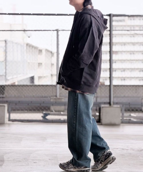 BACK NUMBER(バックナンバー)の「【BACK NUMBER】ウエストイージーバギージーンズ (トレンド/イージーウエスト/デイリー/カジュアル)(その他パンツ・メンズ・ダークインディゴブルー/その他1/ブラック・L/XL/M)」の17枚目の写真