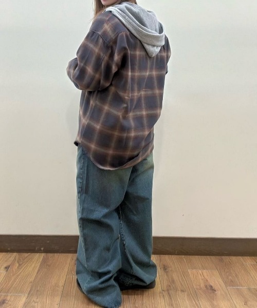 BACK NUMBER(バックナンバー)の「【BACK NUMBER】ウエストイージーバギージーンズ (トレンド/イージーウエスト/デイリー/カジュアル)(その他パンツ・メンズ・ダークインディゴブルー/その他1/ブラック・L/XL/M)」の13枚目の写真