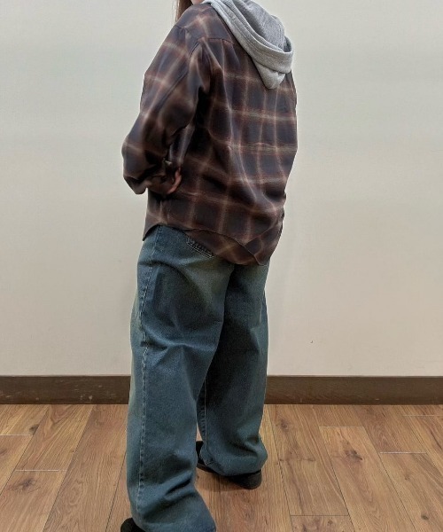 BACK NUMBER(バックナンバー)の「【BACK NUMBER】ウエストイージーバギージーンズ (トレンド/イージーウエスト/デイリー/カジュアル)(その他パンツ・メンズ・ダークインディゴブルー/その他1/ブラック・L/XL/M)」の12枚目の写真