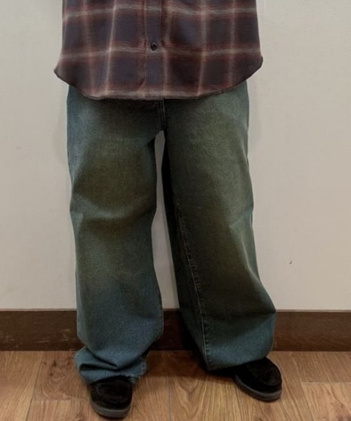 BACK NUMBER(バックナンバー)の「【BACK NUMBER】ウエストイージーバギージーンズ (トレンド/イージーウエスト/デイリー/カジュアル)(その他パンツ・メンズ・ダークインディゴブルー/その他1/ブラック・L/XL/M)」の15枚目の写真