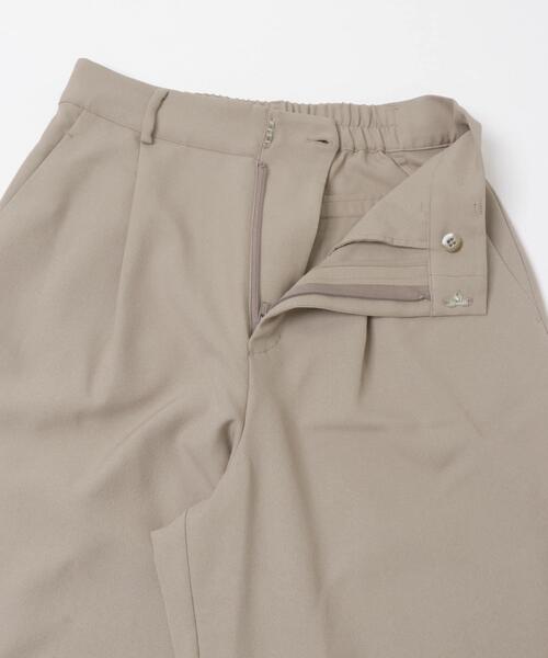 F by ROSSO（エフバイロッソ）の「『UR TECH SMOOTHLUXE』F by ROSSO　タックワイドパンツ（その他パンツ・レディース・ベージュ/ブラック/チャコールグレー・38/36/34）」の12枚目の写真