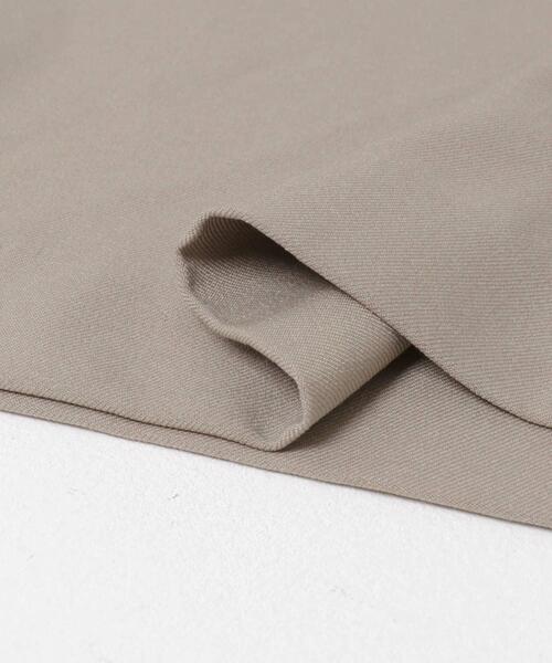 F by ROSSO（エフバイロッソ）の「『UR TECH SMOOTHLUXE』F by ROSSO　タックワイドパンツ（その他パンツ・レディース・ベージュ/ブラック/チャコールグレー・38/36/34）」の15枚目の写真