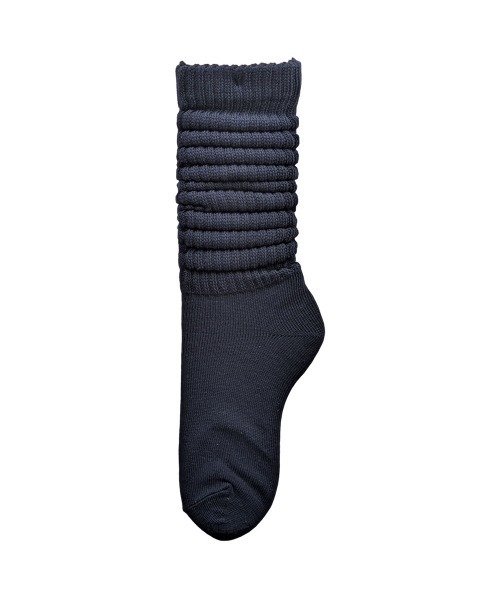 box408（ボックスヨンマルハチ）の「ルーズソックス 40cm丈 無地カラー（ソックス/靴下・レディース・ブラック/グレー/チャコールグレー/ホワイト/ブラウン/グリーン/ワインレッド/ベージュ/ネイビー/イエロー・23-25cm）」の8枚目の写真