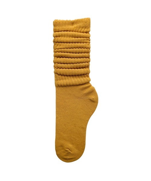 box408（ボックスヨンマルハチ）の「ルーズソックス 40cm丈 無地カラー（ソックス/靴下・レディース・ブラック/グレー/チャコールグレー/ホワイト/ブラウン/グリーン/ワインレッド/ベージュ/ネイビー/イエロー・23-25cm）」の9枚目の写真