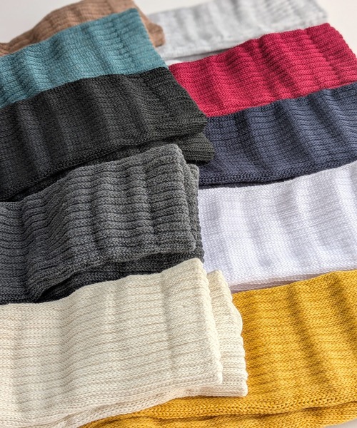 box408（ボックスヨンマルハチ）の「ルーズソックス 40cm丈 無地カラー（ソックス/靴下・レディース・ブラック/グレー/チャコールグレー/ホワイト/ブラウン/グリーン/ワインレッド/ベージュ/ネイビー/イエロー・23-25cm）」の20枚目の写真