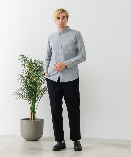 Blue Standard （ブルースタンダード）の「【BLUE STANDARD/ブルースタンダード】ストレッチニット ツイルイージーパンツ ウールタッチ（その他パンツ・メンズ・チャコールグレー/ブラック・MEDIUM/LARGE/X-LARGE）」の18枚目の写真
