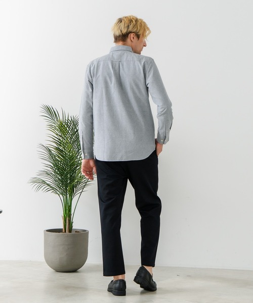 Blue Standard （ブルースタンダード）の「【BLUE STANDARD/ブルースタンダード】ストレッチニット ツイルイージーパンツ ウールタッチ（その他パンツ・メンズ・チャコールグレー/ブラック・MEDIUM/LARGE/X-LARGE）」の16枚目の写真