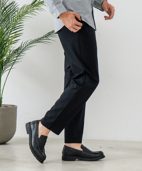 Blue Standard （ブルースタンダード）の「【BLUE STANDARD/ブルースタンダード】ストレッチニット ツイルイージーパンツ ウールタッチ（その他パンツ・メンズ・チャコールグレー/ブラック・MEDIUM/LARGE/X-LARGE）」の5枚目の写真