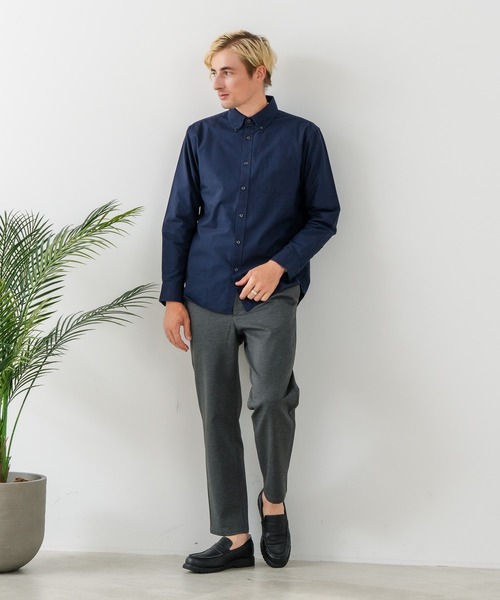 Blue Standard （ブルースタンダード）の「【BLUE STANDARD/ブルースタンダード】ストレッチニット ツイルイージーパンツ ウールタッチ（その他パンツ・メンズ・チャコールグレー/ブラック・MEDIUM/LARGE/X-LARGE）」の13枚目の写真