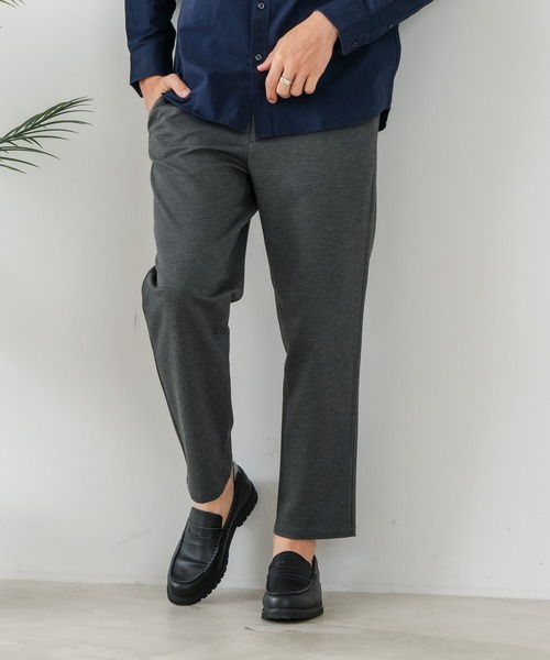 Blue Standard （ブルースタンダード）の「【BLUE STANDARD/ブルースタンダード】ストレッチニット ツイルイージーパンツ ウールタッチ（その他パンツ・メンズ・チャコールグレー/ブラック・MEDIUM/LARGE/X-LARGE）」の15枚目の写真
