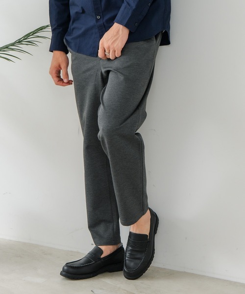 Blue Standard （ブルースタンダード）の「【BLUE STANDARD/ブルースタンダード】ストレッチニット ツイルイージーパンツ ウールタッチ（その他パンツ・メンズ・チャコールグレー/ブラック・MEDIUM/LARGE/X-LARGE）」の10枚目の写真