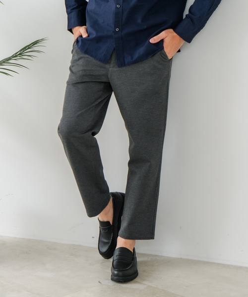Blue Standard （ブルースタンダード）の「【BLUE STANDARD/ブルースタンダード】ストレッチニット ツイルイージーパンツ ウールタッチ（その他パンツ・メンズ・チャコールグレー/ブラック・MEDIUM/LARGE/X-LARGE）」の4枚目の写真