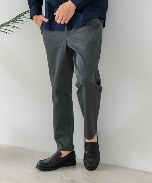 Blue Standard （ブルースタンダード）の「【BLUE STANDARD/ブルースタンダード】ストレッチニット ツイルイージーパンツ ウールタッチ（その他パンツ・メンズ・チャコールグレー/ブラック・MEDIUM/LARGE/X-LARGE）」の7枚目の写真