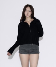 Polo Shaggy Double Zip Knit / ポロシャギーダブルジップニット