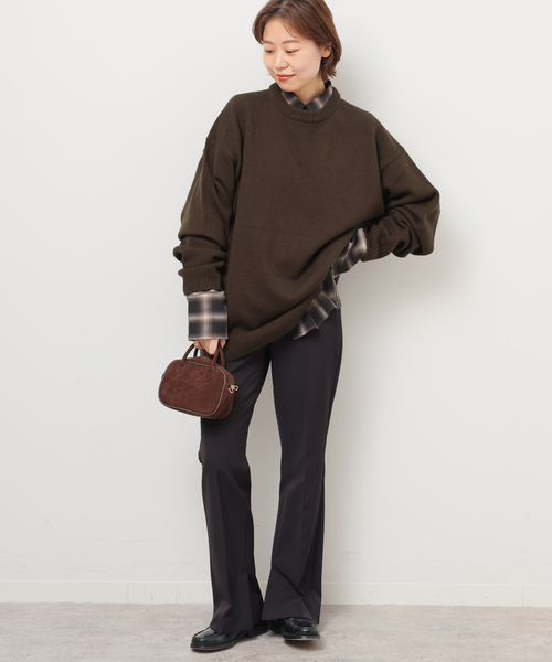 トップス BEAUTY&YOUTH LOGAN knitting mills WEB限定追加》別注【LOGAN Knitting Mills】ジャカードニットプル