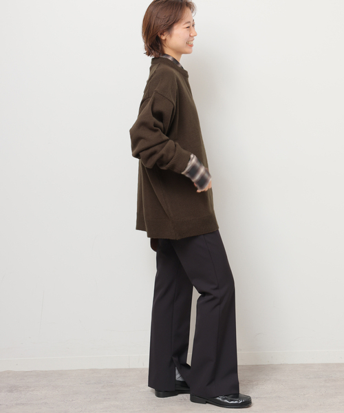 トップス BEAUTY&YOUTH LOGAN knitting mills WEB限定追加》別注【LOGAN Knitting Mills】ジャカードニットプル