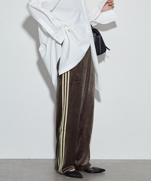 adidas Originals（アディダスオリジナルス）の「【adidas originals/アディダス オリジナルス】FB TP VELOUR（その他パンツ・レディース・ブラウン・SMALL/X-SMALL）」の3枚目の写真