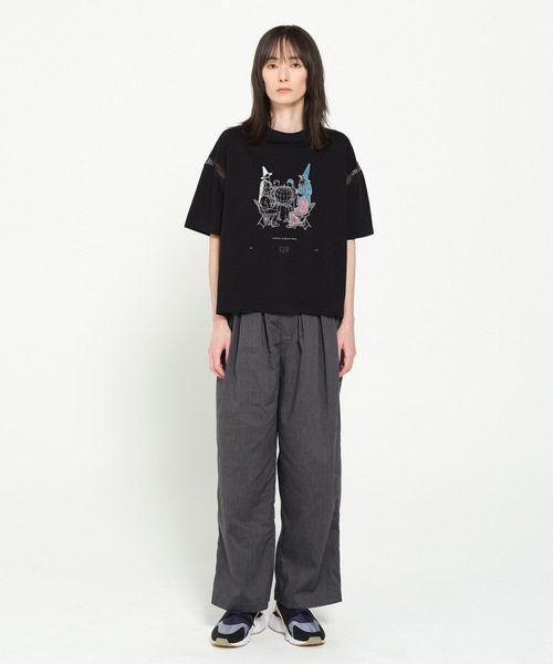 STOF（ストフ）の「WORLD ORDER SAMUE T-SHIRT（Tシャツ/カットソー・メンズ・ホワイト/ブラック・S/M）」の5枚目の写真