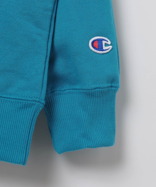 Champion(チャンピオン)の「【Champion(チャンピオン)】サガラ刺繍スウェット(KIDS)(スウェット・キッズ・グレー/ターコイズブルー/チャコール・120cm/130cm/140cm/150cm/160cm)」の7枚目の写真