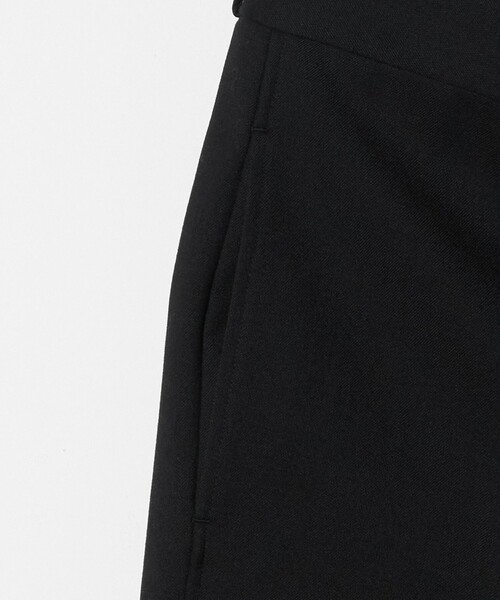 セール】＜H＞クリアウール ダブルクロス ノープリーツパンツ