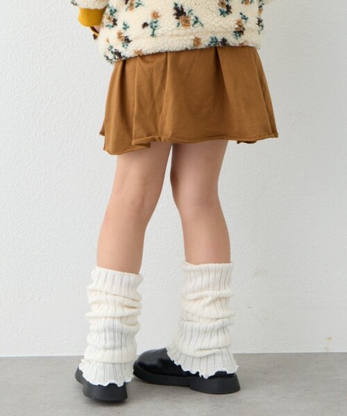 CIAOPANIC TYPY（チャオパニックティピー）の「【KIDS】リブレッグウォーマー（レッグウォーマー・キッズ・ブラック/オフホワイト・ONE SIZE）」の7枚目の写真