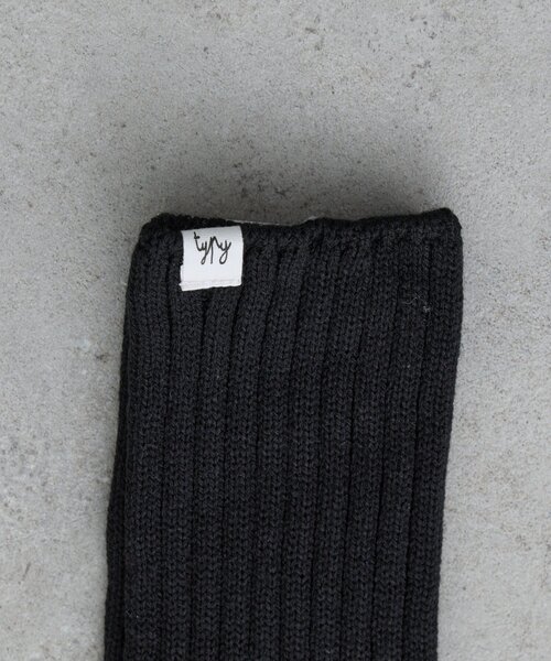 CIAOPANIC TYPY（チャオパニックティピー）の「【KIDS】リブレッグウォーマー（レッグウォーマー・キッズ・ブラック/オフホワイト・ONE SIZE）」の16枚目の写真