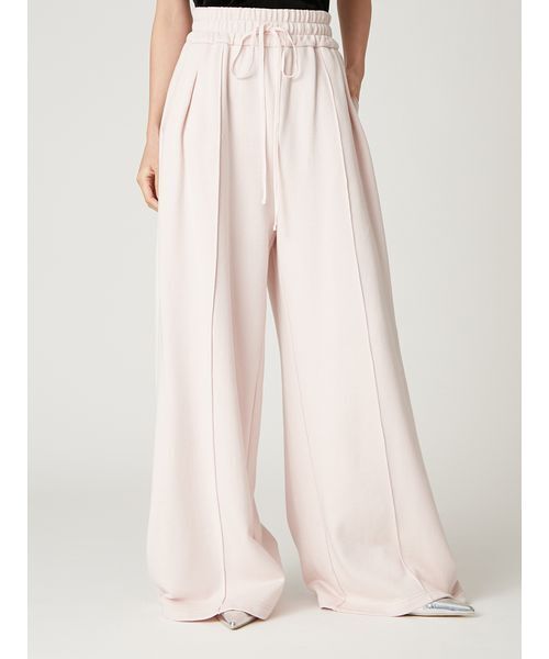 FRAY I.D（フレイアイディー）の「ウエストベロアリボンスウェットパンツ（その他パンツ・レディース・グレー/ピンク/オートミール・0/1）」の4枚目の写真