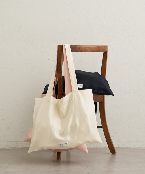 Omekashi（オメカシ）の「チェックトートBAG（トートバッグ・レディース・ベージュ/パープル/グリーン/ブラック/オフホワイト/ピンク・ONE SIZE）」の7枚目の写真