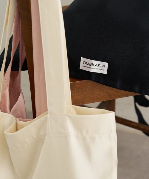 Omekashi（オメカシ）の「チェックトートBAG（トートバッグ・レディース・ベージュ/パープル/グリーン/ブラック/オフホワイト/ピンク・ONE SIZE）」の8枚目の写真