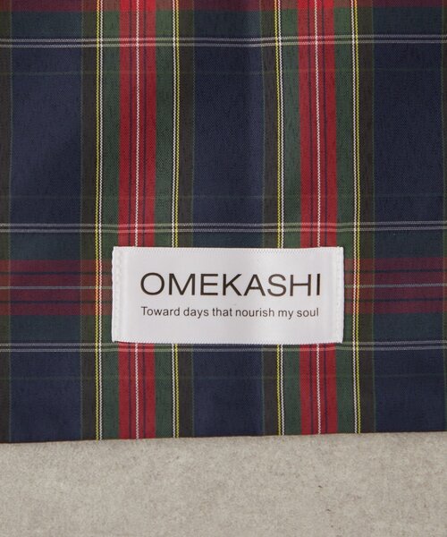 Omekashi（オメカシ）の「チェックトートBAG（トートバッグ・レディース・ベージュ/パープル/グリーン/ブラック/オフホワイト/ピンク・ONE SIZE）」の20枚目の写真