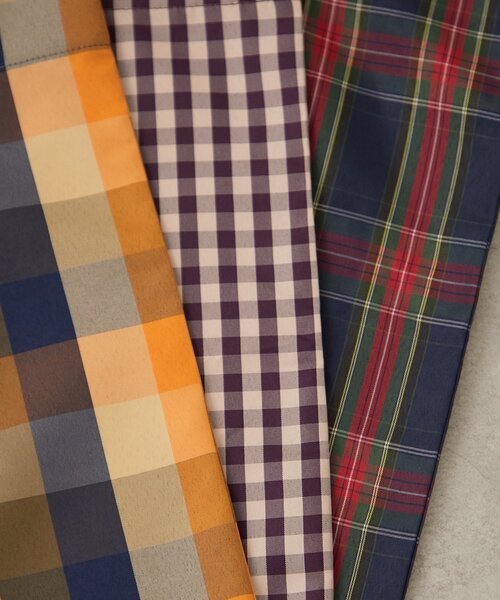 Omekashi（オメカシ）の「チェックトートBAG（トートバッグ・レディース・ベージュ/パープル/グリーン/ブラック/オフホワイト/ピンク・ONE SIZE）」の22枚目の写真