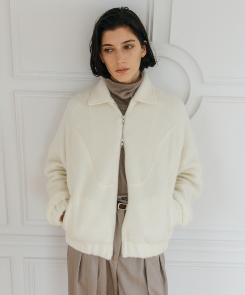 WOOL SHAGGY JACKET/ウールシャギージャケット（ブルゾン）｜CREDONA