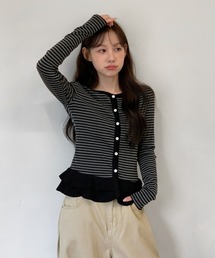 黒カーディガン トップス　カットソー　Tシャツ 黒カーディガン トップス カットソー Tシャツ セットでお買い得