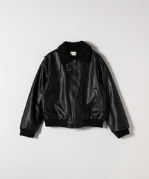 SHIPS any 黒 レザー ジャケット 日本製 SHIPS｜シップスのジャケット/アウター（合成皮革/人工皮革