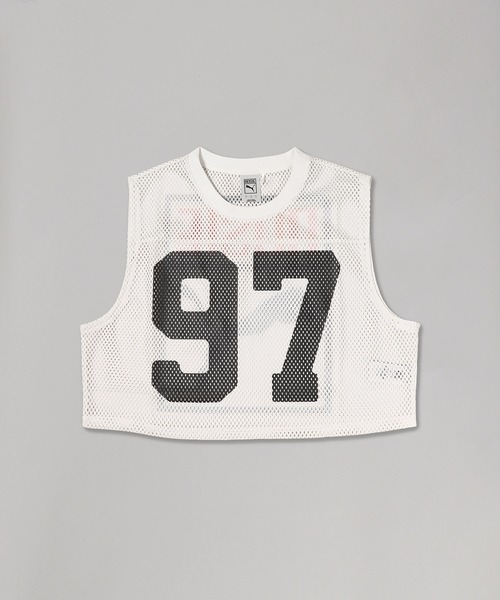 セール】PUMA X ROSE Relaxed Mesh Top 633804-77（その他トップス
