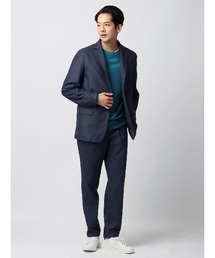 SUIT SQUARE（スーツスクエア）の「WEB限定【3点セット】PERFORMANCE SUIT ジャケット＆パンツ＆ロンTセットアップ ウォッシャブル 裾上げ済み（セットアップ）」