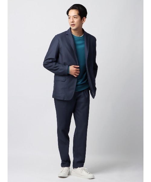 SUIT SQUARE（スーツスクエア）の「WEB限定【3点セット】PERFORMANCE SUIT ジャケット＆パンツ＆ロンTセットアップ ウォッシャブル 裾上げ済み（セットアップ・メンズ・ネイビー/ブラック・S/3L/LL/L/M）」の12枚目の写真