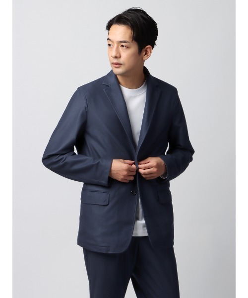 SUIT SQUARE（スーツスクエア）の「WEB限定【3点セット】PERFORMANCE SUIT ジャケット＆パンツ＆ロンTセットアップ ウォッシャブル 裾上げ済み（セットアップ・メンズ・ネイビー/ブラック・S/3L/LL/L/M）」の15枚目の写真