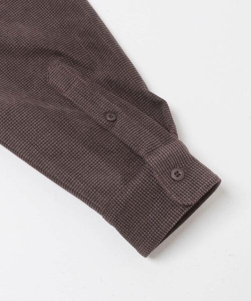 SENSE OF PLACE by URBAN RESEARCH（センスオブプレイスバイアーバンリサーチ）の「ブロックコーデュロイオープンカラーシャツ（シャツ/ブラウス・メンズ・ネイビー/ブラウン/カーキ・MEDIUM/LARGE）」の16枚目の写真