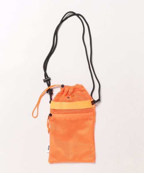 UNFRM OUTDOOR STANDARD（ユニフォームアウトドアスタンダード）の「【UNFRM OUTDOOR STANDARD:ユニフォームアウトドアスタンダード】MILITARY MESH POUCH/メッシュミニバッグ（ショルダーバッグ・メンズ・オレンジ/ブラック・FREE）」の7枚目の写真