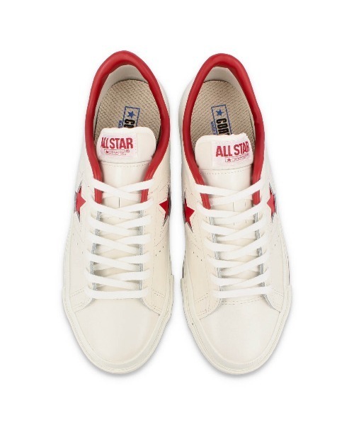 CONVERSE(コンバース)の「CONVERSE ONE STAR J -MADE IN JAPAN- / コンバース ワンスター J -日本製- / 32346512(スニーカー・メンズ・ホワイト・23cm/23.5cm/24cm/24.5cm/25cm/25.5cm/26cm/27cm/27.5cm/28cm/26.5cm/29cm)」の2枚目の写真