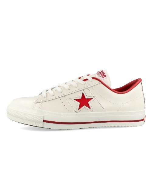 CONVERSE(コンバース)の「CONVERSE ONE STAR J -MADE IN JAPAN- / コンバース ワンスター J -日本製- / 32346512(スニーカー・メンズ・ホワイト・23cm/23.5cm/24cm/24.5cm/25cm/25.5cm/26cm/27cm/27.5cm/28cm/26.5cm/29cm)」の4枚目の写真