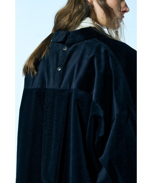 16Wコーディロイ unbalanceシャツ（シャツ/ブラウス）｜nagonstans